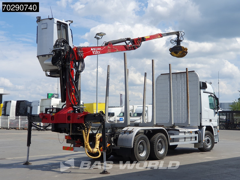Mercedes-Benz Actros 3346 6X4 Original KM's! Wood Crane Big-Axle Steelsuspension Euro 5 - Timber truck, Crane truck: picture 5 Mercedes-Benz Actros 3346 6X4 Original KM's! Wood Crane Big-Axle Steelsuspension Euro 5 - Timber truck, Crane truck: picture 5