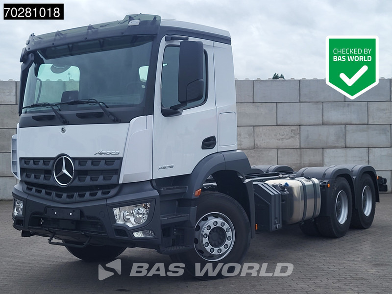Mercedes-Benz Arocs 2636 6X4 NEW Steelsuspension chassis Flywheel PTO Big-Axle Automatic Euro 6 - Cab chassis truck: picture 1 Mercedes-Benz Arocs 2636 6X4 NEW Steelsuspension chassis Flywheel PTO Big-Axle Automatic Euro 6 - Cab chassis truck: picture 1