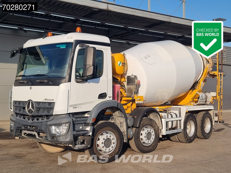 Mercedes-Benz Arocs 3240 8X4 9m3 Stetter Mixer Automatic steel suspension Euro 6 - Concrete mixer truck: picture 1 Mercedes-Benz Arocs 3240 8X4 9m3 Stetter Mixer Automatic steel suspension Euro 6 - Concrete mixer truck: picture 1