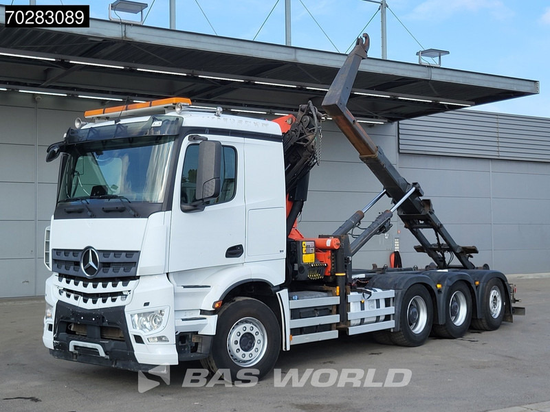 Mercedes-Benz Arocs 3245 Actros 8X4 Palfinger PK22002 EH Crane 17tons hooklift Big-Axle Lift+Lenkachse Navi Euro 6 - Hook lift truck, Crane truck: picture 5 Mercedes-Benz Arocs 3245 Actros 8X4 Palfinger PK22002 EH Crane 17tons hooklift Big-Axle Lift+Lenkachse Navi Euro 6 - Hook lift truck, Crane truck: picture 5