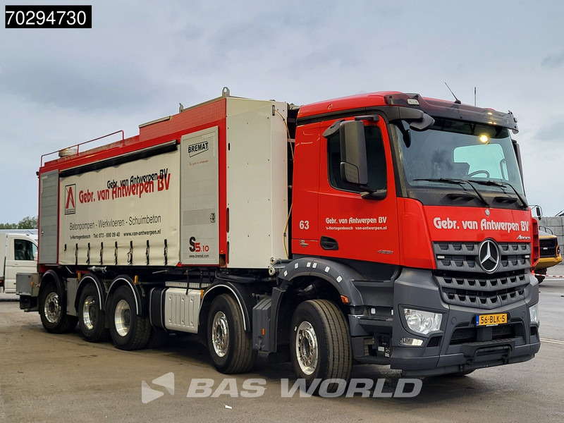 Mercedes-Benz Arocs 4951 Arocs 10X4 NL-Truck Bremat S5.10.13 XL sandmortal Lift+Steering Axle Euro 6 - Concrete pump truck: picture 3 Mercedes-Benz Arocs 4951 Arocs 10X4 NL-Truck Bremat S5.10.13 XL sandmortal Lift+Steering Axle Euro 6 - Concrete pump truck: picture 3