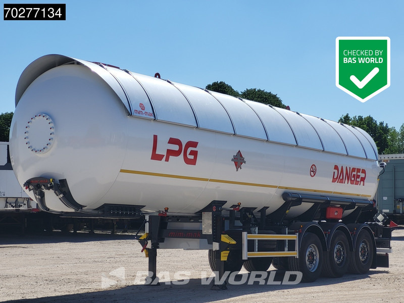 Mim-Mak LPG TRANSPORT TANK 3 axles NEW 48m3 Liftachse Gas ADR - Tank semi-trailer: picture 1 Mim-Mak LPG TRANSPORT TANK 3 axles NEW 48m3 Liftachse Gas ADR - Tank semi-trailer: picture 1