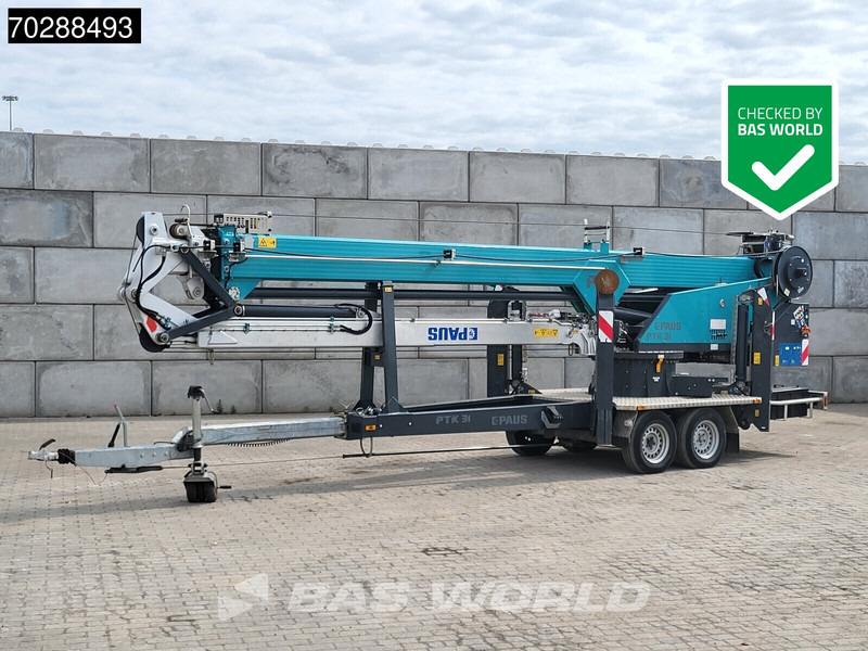 Paus PTK31 661 Betriebsstun. 31meter Aanhangerkraan op 3500kg - Aerial platform: picture 1 Paus PTK31 661 Betriebsstun. 31meter Aanhangerkraan op 3500kg - Aerial platform: picture 1