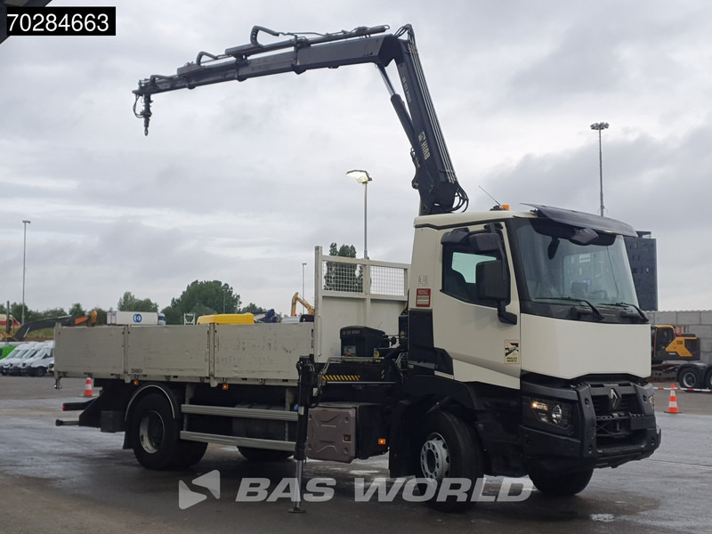 Renault C 380 4X2 HIAB 122 B-3 HIDUO Kran Crane Steelsuspension Big-Axle Euro 6 - Dropside/ Flatbed truck, Crane truck: picture 3 Renault C 380 4X2 HIAB 122 B-3 HIDUO Kran Crane Steelsuspension Big-Axle Euro 6 - Dropside/ Flatbed truck, Crane truck: picture 3