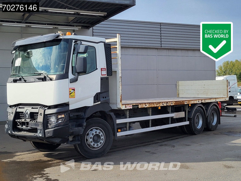 Renault C 380 6X4 7500mm platform Automatic Retarder Euro 6 - Dropside/ Flatbed truck: picture 1 Renault C 380 6X4 7500mm platform Automatic Retarder Euro 6 - Dropside/ Flatbed truck: picture 1