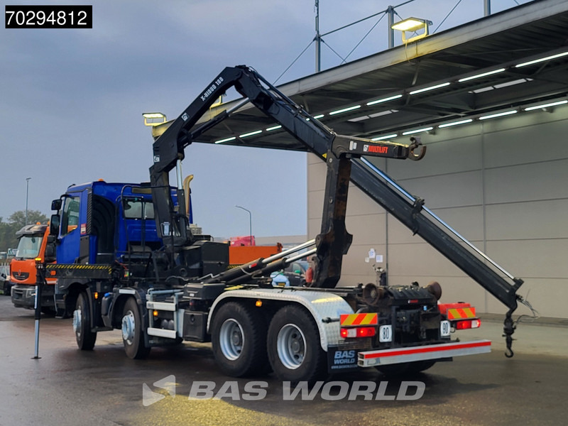 Hook lift truck, Crane truck Renault C 430 8X4 HIAB X-Hiduo 188 B-2 Crane + Hook Full Steel Big-Axle Euro 6: picture 5