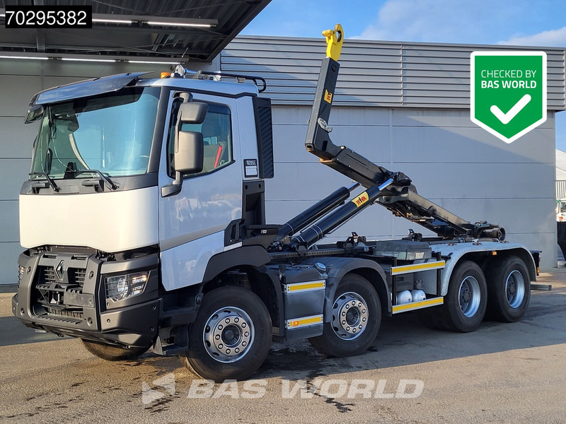Renault C 520 8X4 Hyva 26-55-S Retarder Automatic Big-Axle Navi Euro 6 - Hook lift truck: picture 1 Renault C 520 8X4 Hyva 26-55-S Retarder Automatic Big-Axle Navi Euro 6 - Hook lift truck: picture 1