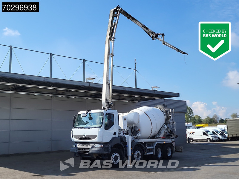 Renault Kerax 410 8X4 Mecbo PUMI 24 Mtr 7m3 mixer Automatic Euro 4 - Concrete pump truck: picture 1 Renault Kerax 410 8X4 Mecbo PUMI 24 Mtr 7m3 mixer Automatic Euro 4 - Concrete pump truck: picture 1