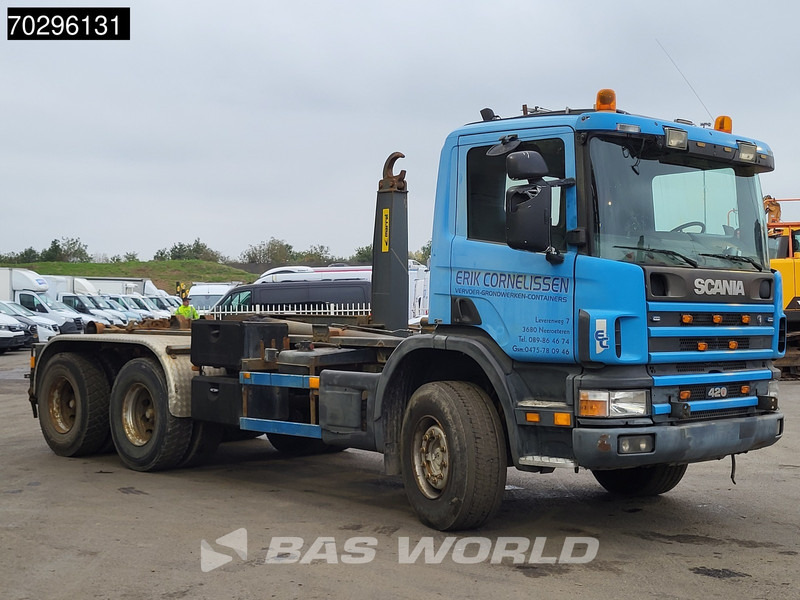 Scania 420 6X4 20tons Marrel THM 20000 Manual Retarder Steelsuspension Euro 3 - Hook lift truck: picture 3 Scania 420 6X4 20tons Marrel THM 20000 Manual Retarder Steelsuspension Euro 3 - Hook lift truck: picture 3