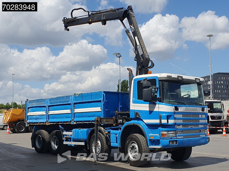 Scania G420 8X4 15m3 tipper Hiab 144 Crane Steelsuspension Manual Big-Axle Euro 3 - Tipper, Crane truck: picture 3 Scania G420 8X4 15m3 tipper Hiab 144 Crane Steelsuspension Manual Big-Axle Euro 3 - Tipper, Crane truck: picture 3