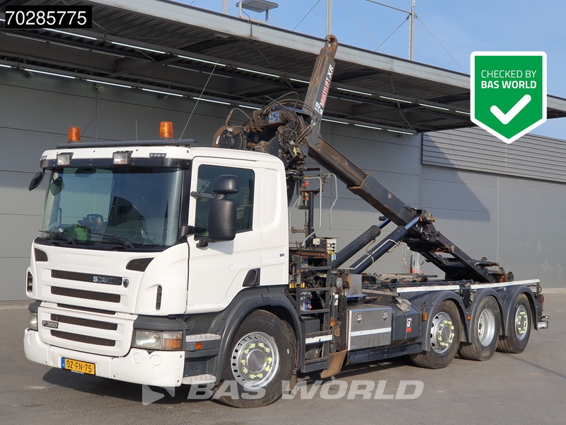 Scania P360 8X2 NL-Truck 21 Tonnes HIAB Hydrauliek Lift-Lenkachse Euro 5 - Hook lift truck, Crane truck: picture 1 Scania P360 8X2 NL-Truck 21 Tonnes HIAB Hydrauliek Lift-Lenkachse Euro 5 - Hook lift truck, Crane truck: picture 1