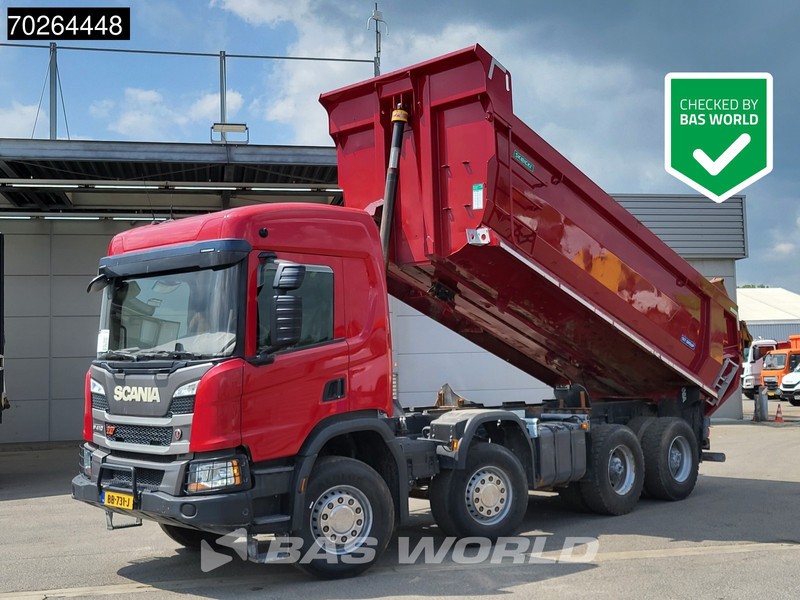 Scania P410 8X4 NL Truck 19m3 tipper Body Heating Big-Axle Steelsuspension Euro 6 - Tipper: picture 1 Scania P410 8X4 NL Truck 19m3 tipper Body Heating Big-Axle Steelsuspension Euro 6 - Tipper: picture 1