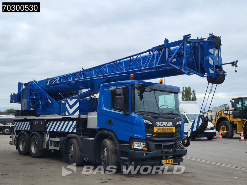 Scania P450 P 8X4 Palfinger/SANY SPC500E Telescopic Crane Retarder Navi Automatic Euro 6 - Crane truck: picture 3 Scania P450 P 8X4 Palfinger/SANY SPC500E Telescopic Crane Retarder Navi Automatic Euro 6 - Crane truck: picture 3
