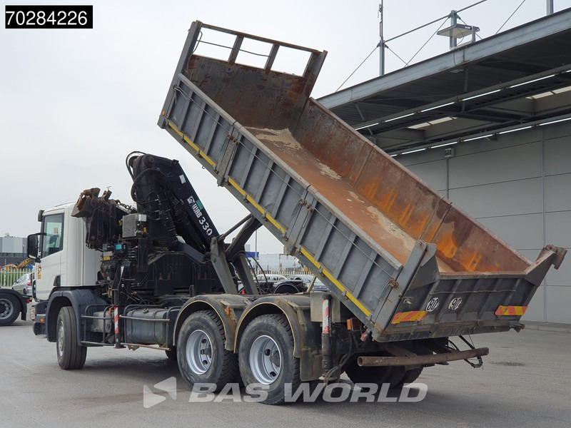 Scania P94 6X4 Hiab 330-4 Kran Crane 9m3 tipper Manual Steelsuspension Euro 3 - Tipper, Crane truck: picture 3 Scania P94 6X4 Hiab 330-4 Kran Crane 9m3 tipper Manual Steelsuspension Euro 3 - Tipper, Crane truck: picture 3