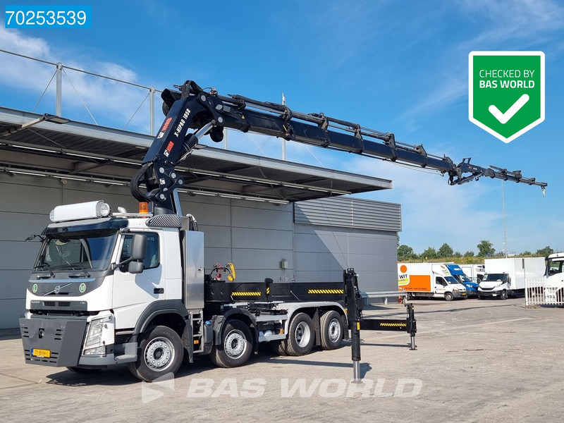 Volvo FM 420 8X2 Repaired Damage Hiab X-Hipro 1058E-6 Kran Crane Lift-Lenkachse - Truck, Crane truck: picture 1 Volvo FM 420 8X2 Repaired Damage Hiab X-Hipro 1058E-6 Kran Crane Lift-Lenkachse - Truck, Crane truck: picture 1