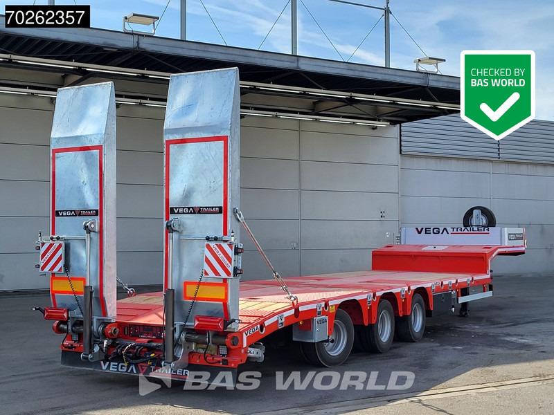 Vega Lowbed 2 axles NEW Hydr. Ramps. Lift+Steering Axle - Low loader semi-trailer: picture 1 Vega Lowbed 2 axles NEW Hydr. Ramps. Lift+Steering Axle - Low loader semi-trailer: picture 1