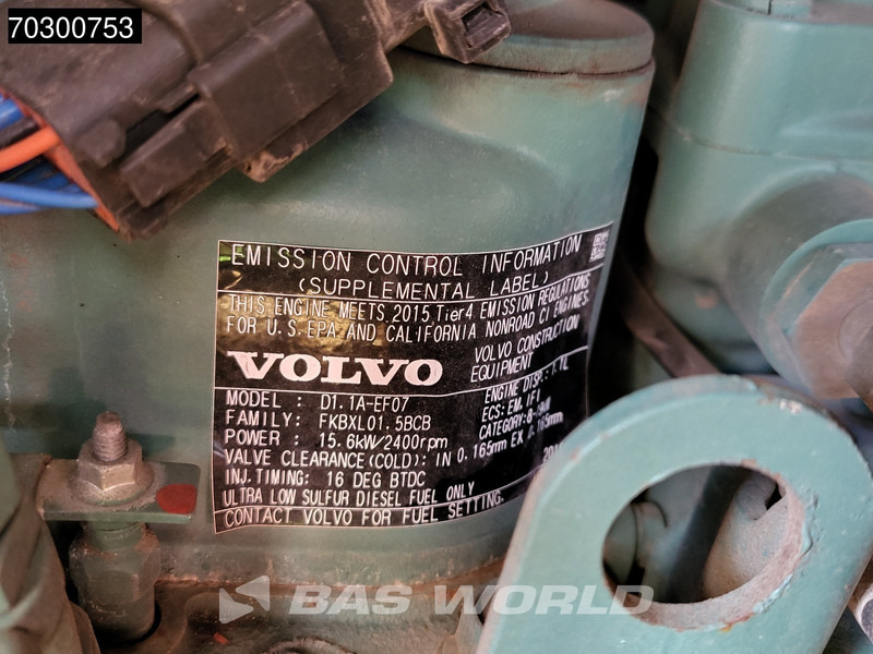 Mini excavator Volvo ECR25 D: picture 14