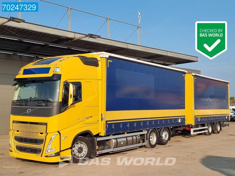 Volvo FH 460 6X2 LNG JUMBO LKW ACC Navi Standklima Liftachse - Curtainsider truck: picture 1 Volvo FH 460 6X2 LNG JUMBO LKW ACC Navi Standklima Liftachse - Curtainsider truck: picture 1