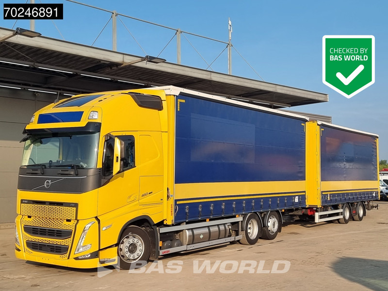 Volvo FH 460 6X2 LNG combi ACC Navi Standklima Liftachse LED EURO 6 - Curtainsider truck: picture 1 Volvo FH 460 6X2 LNG combi ACC Navi Standklima Liftachse LED EURO 6 - Curtainsider truck: picture 1