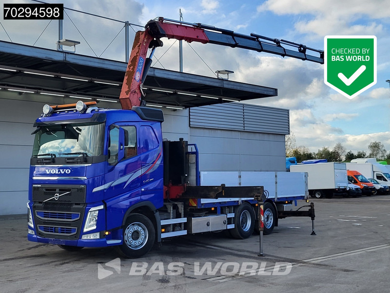 Volvo FH 540 FH 6X2 HMF 3220-K7 Crane Kran Lift-Axle Big-Axle Xenon Automatic Euro 6 - Dropside/ Flatbed truck, Crane truck: picture 1 Volvo FH 540 FH 6X2 HMF 3220-K7 Crane Kran Lift-Axle Big-Axle Xenon Automatic Euro 6 - Dropside/ Flatbed truck, Crane truck: picture 1