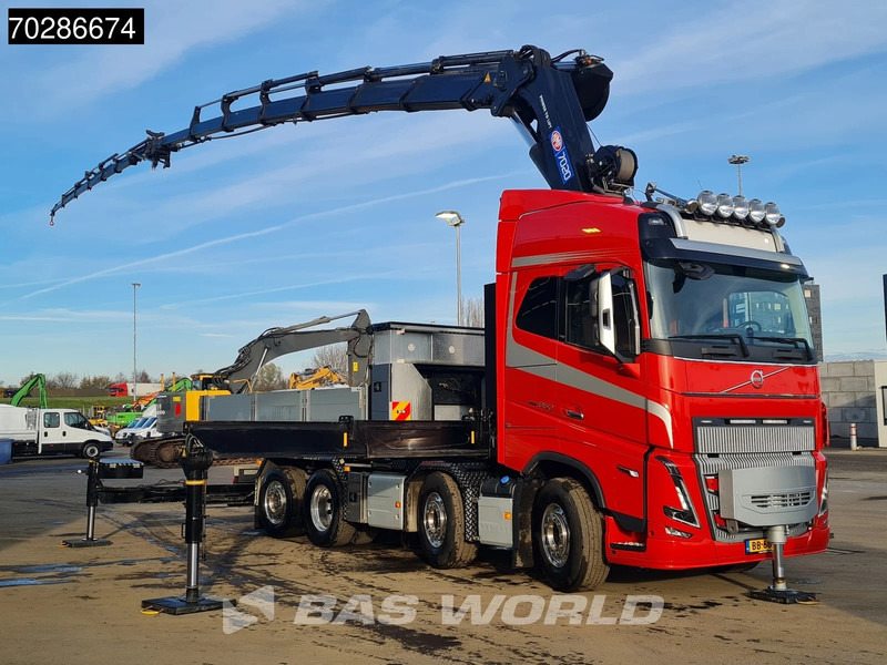 Volvo FH16 650 FH16 8X2 NL-Truck HMF 7020K-RCS Crane + Jib Lift+Steering-Axle Navi LED - Dropside/ Flatbed truck, Crane truck: picture 3 Volvo FH16 650 FH16 8X2 NL-Truck HMF 7020K-RCS Crane + Jib Lift+Steering-Axle Navi LED - Dropside/ Flatbed truck, Crane truck: picture 3