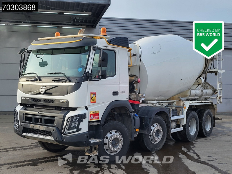Volvo FMX 410 8X4 9m3 Liebherr mixer Steelsuspension Automatic Euro 6 - Concrete mixer truck: picture 1 Volvo FMX 410 8X4 9m3 Liebherr mixer Steelsuspension Automatic Euro 6 - Concrete mixer truck: picture 1