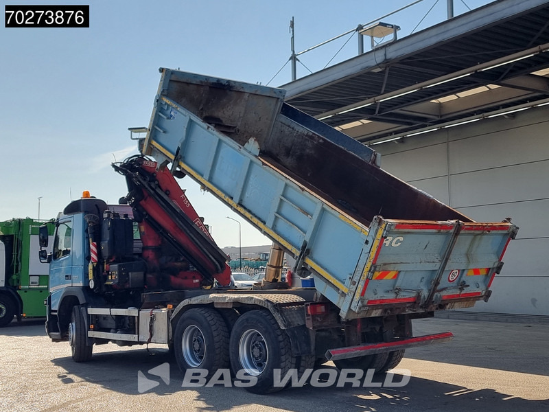 Tipper, Crane truck Volvo FMX 420 6X4 Fassi F155A.2.22 Crane 9m3 Big-Axle Automatic Euro 5: picture 6