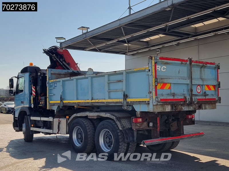 Tipper, Crane truck Volvo FMX 420 6X4 Fassi F155A.2.22 Crane 9m3 Big-Axle Automatic Euro 5: picture 14