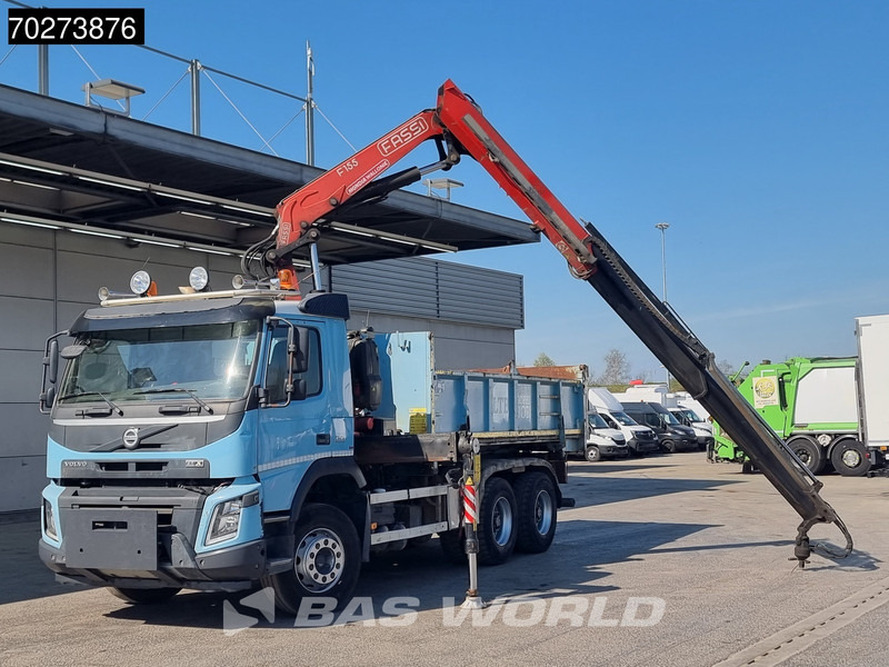 Tipper, Crane truck Volvo FMX 420 6X4 Fassi F155A.2.22 Crane 9m3 Big-Axle Automatic Euro 5: picture 9
