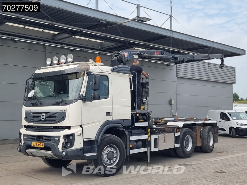 Hook lift truck, Crane truck Volvo FMX 460 6X4 X-Track 6x6 HMF1643 kran Crane Big-Axle Lenkachse Euro 5: picture 10