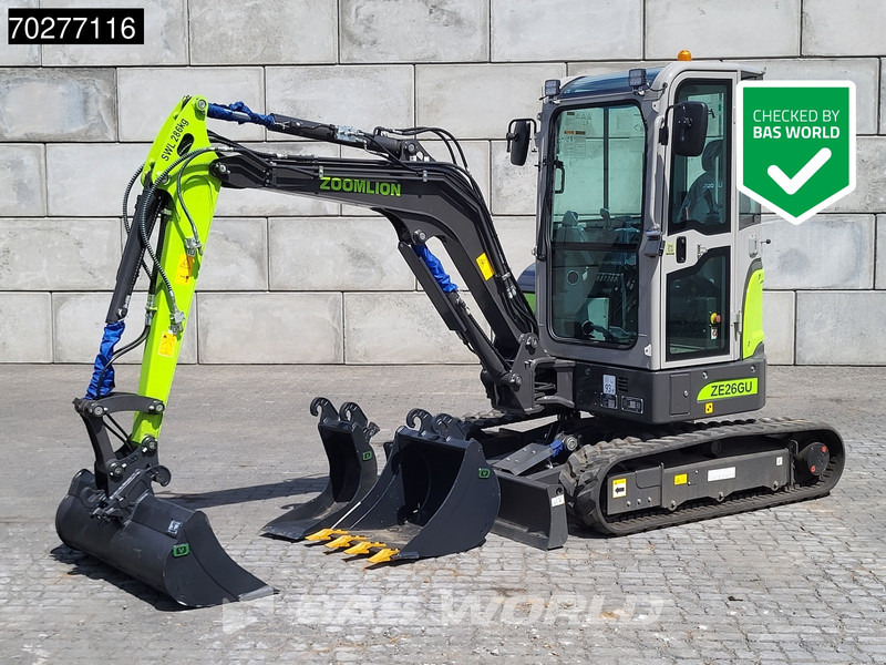 Zoomlion ZE26 GU A/C - CE CERTIFIED - Mini excavator: picture 1 Zoomlion ZE26 GU A/C - CE CERTIFIED - Mini excavator: picture 1