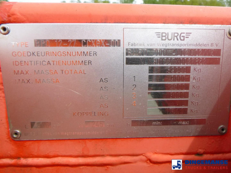 Container transporter/ Swap body semi-trailer Burg 3-axle container chassis 20-30 ft: picture 17 Container transporter/ Swap body semi-trailer Burg 3-axle container chassis 20-30 ft: picture 17