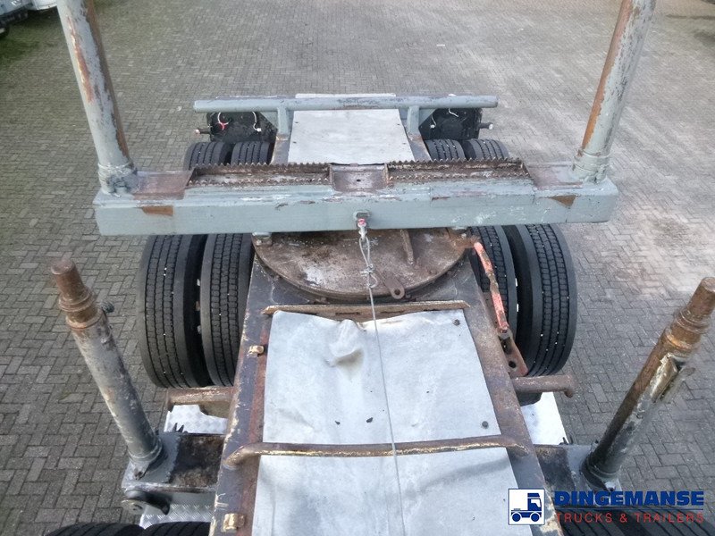 Crane truck DAF XF 105.510 6x4 + Loglift F281S83 crane / timber truck + dolly: picture 7