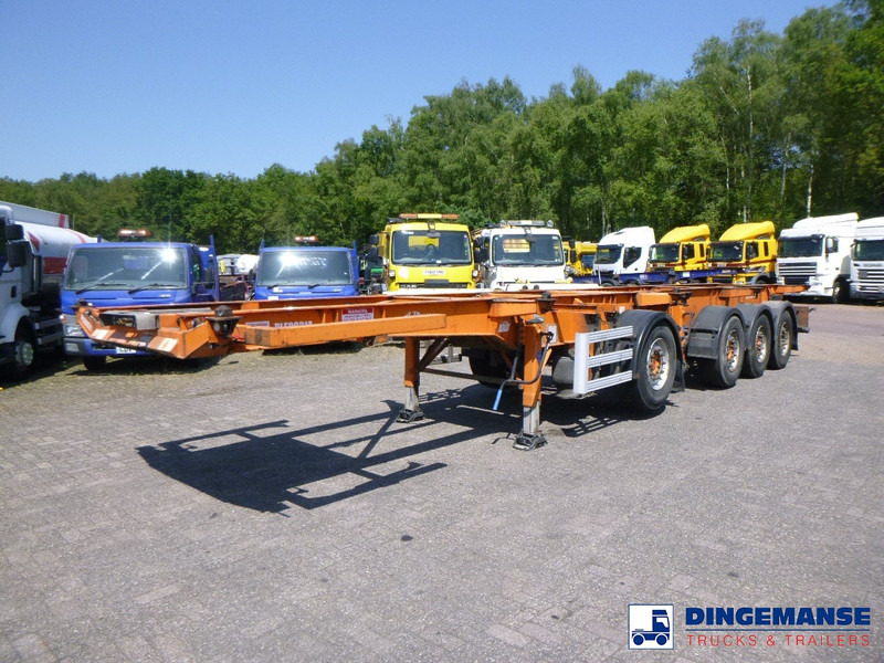 Dennison 4-axle container combi trailer (3 + 1 axles) 20-30-40-45 ft - Container transporter/ Swap body semi-trailer: picture 1 Dennison 4-axle container combi trailer (3 + 1 axles) 20-30-40-45 ft - Container transporter/ Swap body semi-trailer: picture 1