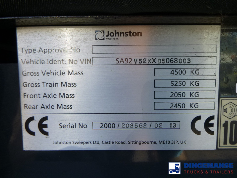 Road sweeper Johnston C202 compact street sweeper: picture 20