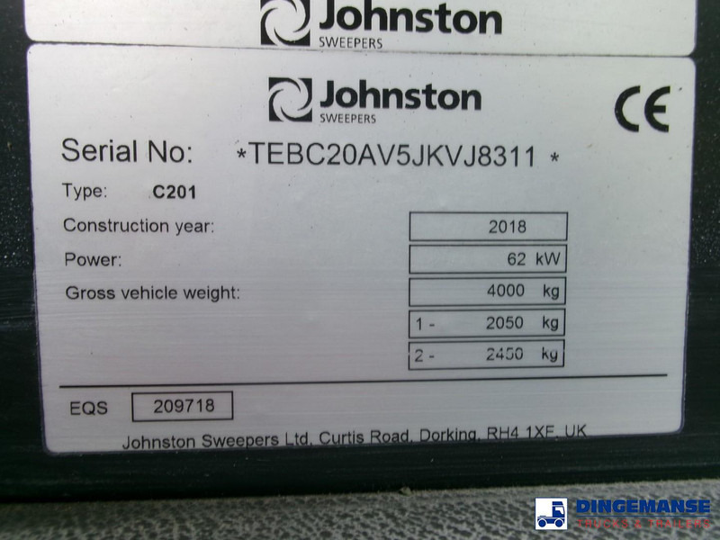 Road sweeper Johnston C202 compact street sweeper: picture 14 Road sweeper Johnston C202 compact street sweeper: picture 14