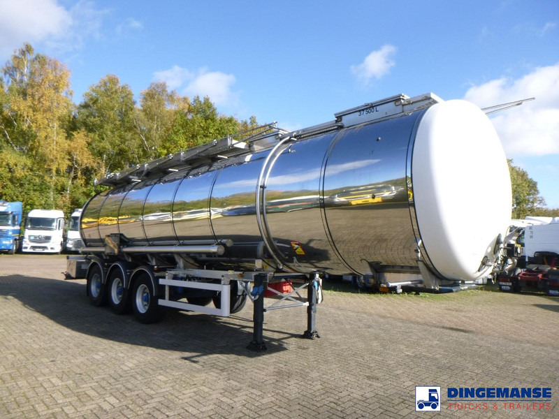 LAG Chemical tank inox 37.5 m3 / 1 comp - Tank semi-trailer: picture 2 LAG Chemical tank inox 37.5 m3 / 1 comp - Tank semi-trailer: picture 2