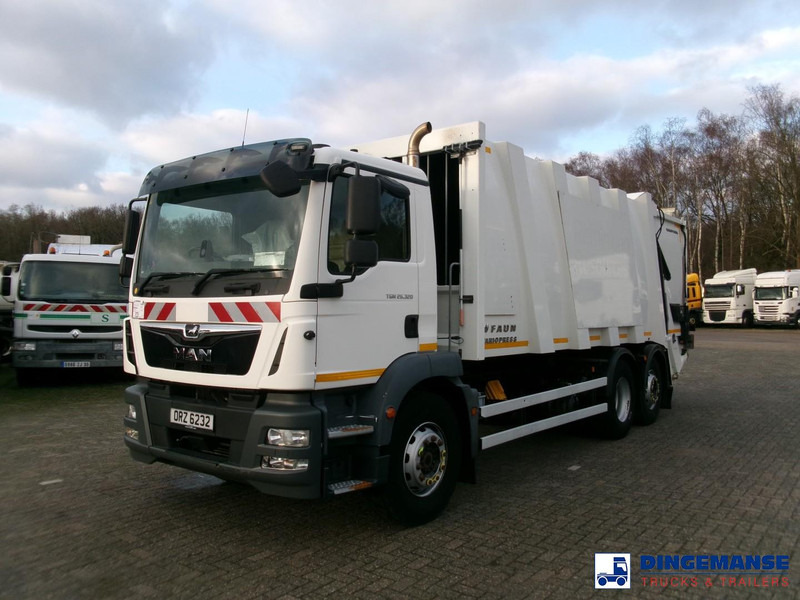 MAN TGM 26.320 6X2 Euro 6 RHD Faun refuse truck - Garbage truck: picture 1 MAN TGM 26.320 6X2 Euro 6 RHD Faun refuse truck - Garbage truck: picture 1