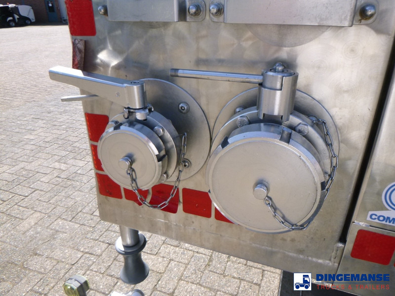 Tank trailer Mafa Food (milk) tank inox 29 m3 / 3 comp + pump: picture 17