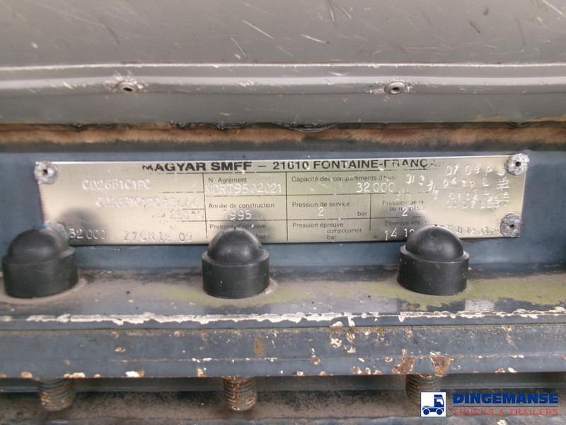 Tank semi-trailer Magyar Bitumen tank inox 32 m3 / 1 comp: picture 20