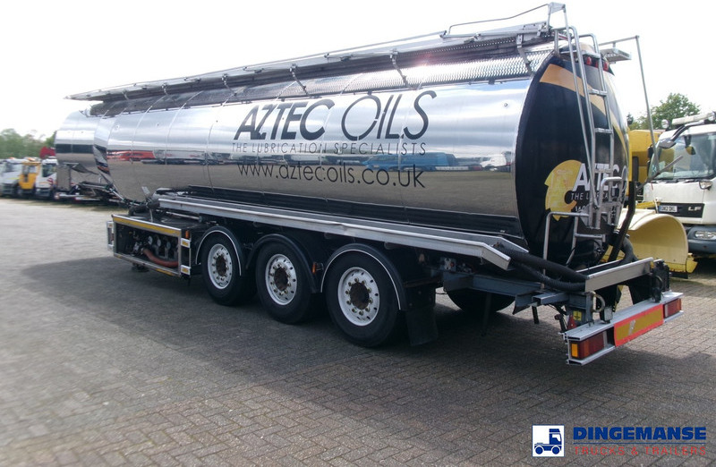 Magyar Heavy oil tank inox 37 m3 / 5 comp + pump - Tank semi-trailer: picture 3 Magyar Heavy oil tank inox 37 m3 / 5 comp + pump - Tank semi-trailer: picture 3