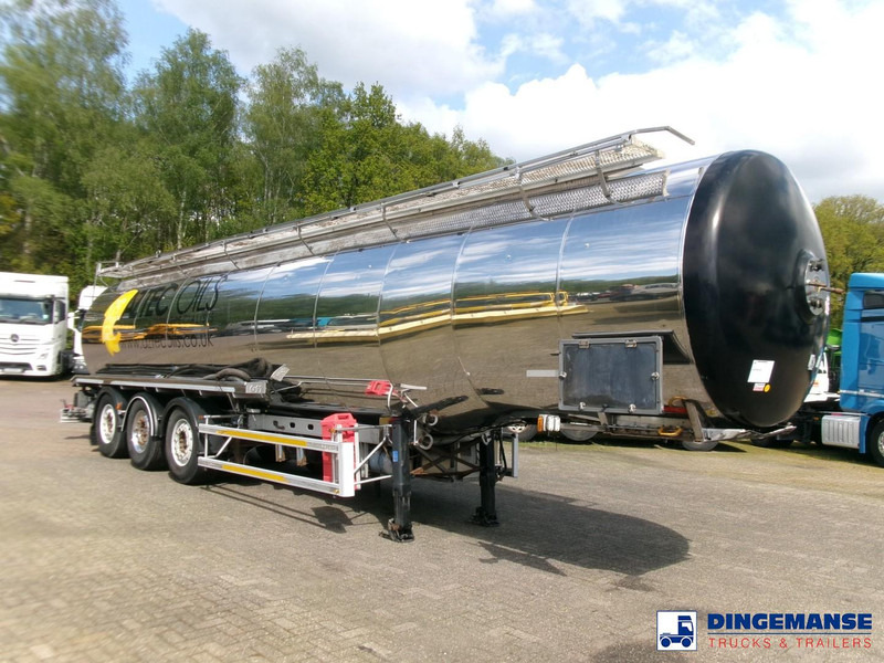 Magyar Heavy oil tank inox 37 m3 / 5 comp + pump - Tank semi-trailer: picture 2 Magyar Heavy oil tank inox 37 m3 / 5 comp + pump - Tank semi-trailer: picture 2