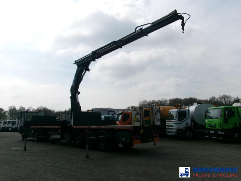 Massey Platform trailer + HMF 4720 K3 crane - Dropside/ Flatbed semi-trailer: picture 3 Massey Platform trailer + HMF 4720 K3 crane - Dropside/ Flatbed semi-trailer: picture 3