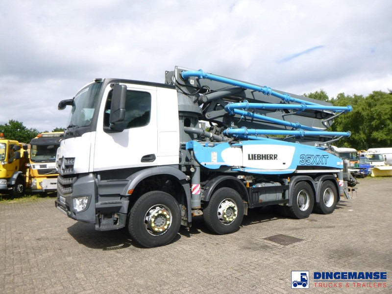 Mercedes-Benz Arocs 8x4 Liebherr 35 XXT concrete pump 35 m - Concrete pump truck: picture 1 Mercedes-Benz Arocs 8x4 Liebherr 35 XXT concrete pump 35 m - Concrete pump truck: picture 1