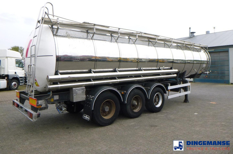 Van Hool Chemical tank inox L4BH 30 m3 / 3 comp - Tank semi-trailer: picture 4 Van Hool Chemical tank inox L4BH 30 m3 / 3 comp - Tank semi-trailer: picture 4