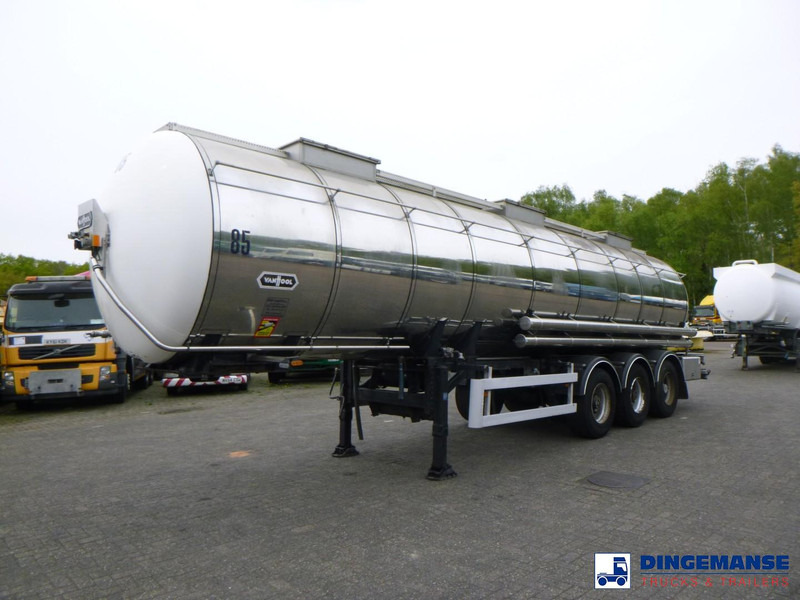 Van Hool Chemical tank inox L4BH 30 m3 / 3 comp - Tank semi-trailer: picture 1 Van Hool Chemical tank inox L4BH 30 m3 / 3 comp - Tank semi-trailer: picture 1