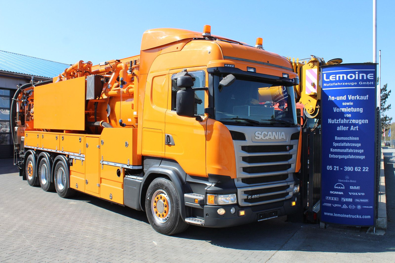 Scania R450 8x4 Kroll 19m³ Wasserrückgewinner Kombi-HD - Vacuum truck: picture 1 Scania R450 8x4 Kroll 19m³ Wasserrückgewinner Kombi-HD - Vacuum truck: picture 1