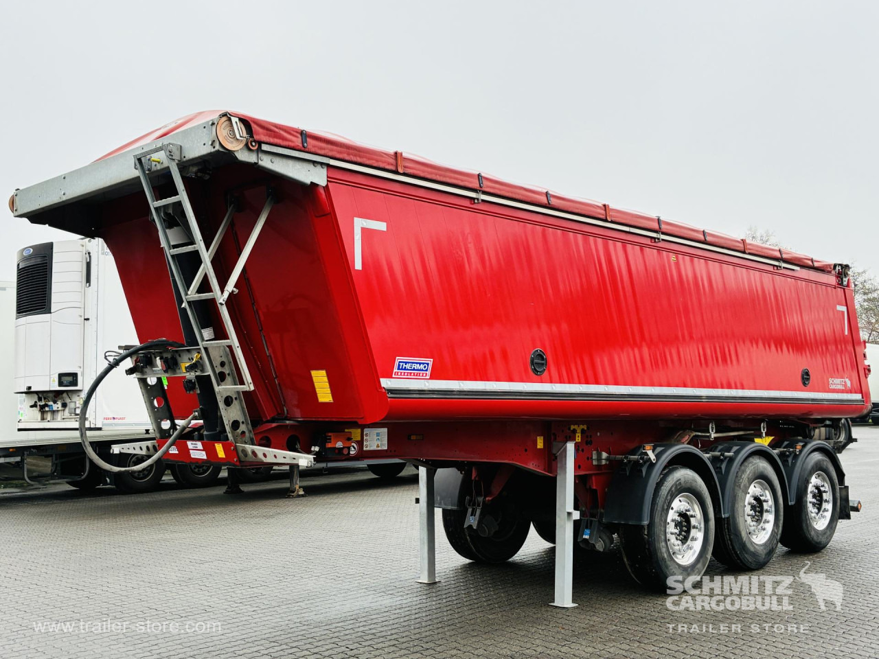 SCHMITZ Auflieger Kipper Alukastenmulde Insulated - Tipper semi-trailer: picture 1 SCHMITZ Auflieger Kipper Alukastenmulde Insulated - Tipper semi-trailer: picture 1