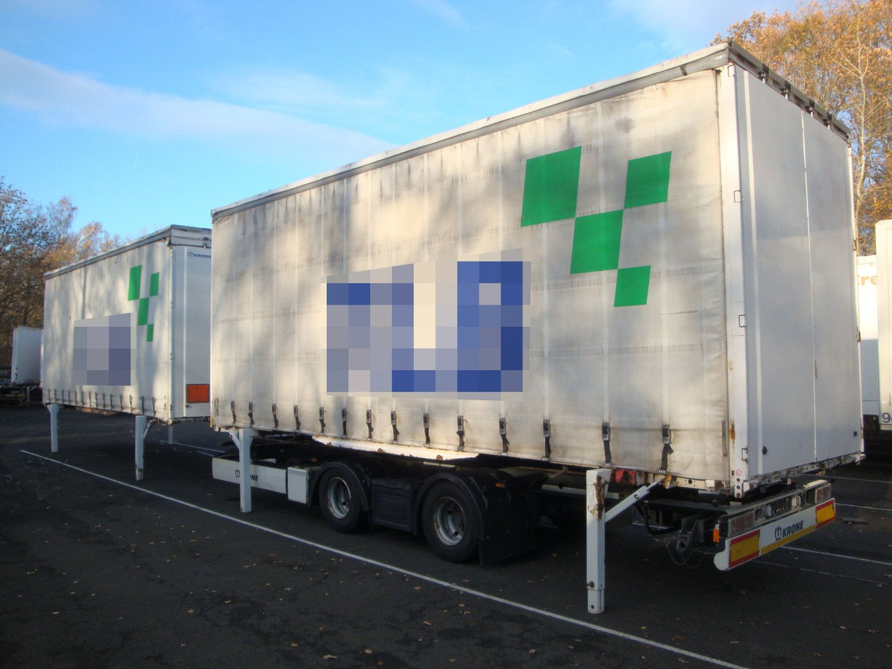 Krone ZZW 18 Jumbo Edscha Schiebeverdeck BDF 116 cbm - Container transporter/ Swap body trailer: picture 2 Krone ZZW 18 Jumbo Edscha Schiebeverdeck BDF 116 cbm - Container transporter/ Swap body trailer: picture 2