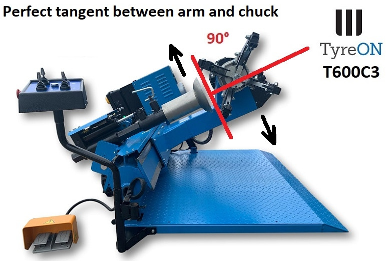 T600C3 truck tire changer - 26 Inch - super singles - wide base tires - fully automatic - power 2.2kW+2.2kW - Workshop equipment: picture 4 T600C3 truck tire changer - 26 Inch - super singles - wide base tires - fully automatic - power 2.2kW+2.2kW - Workshop equipment: picture 4